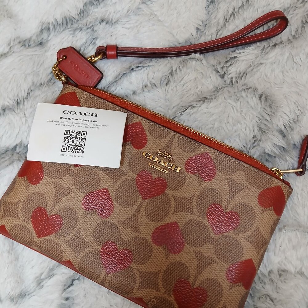 Coach bag and wristlet a